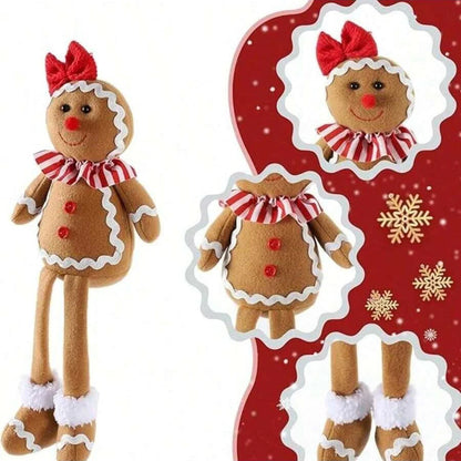 Plush Gingerbread Man | Festive Christmas Decoration for Home 4