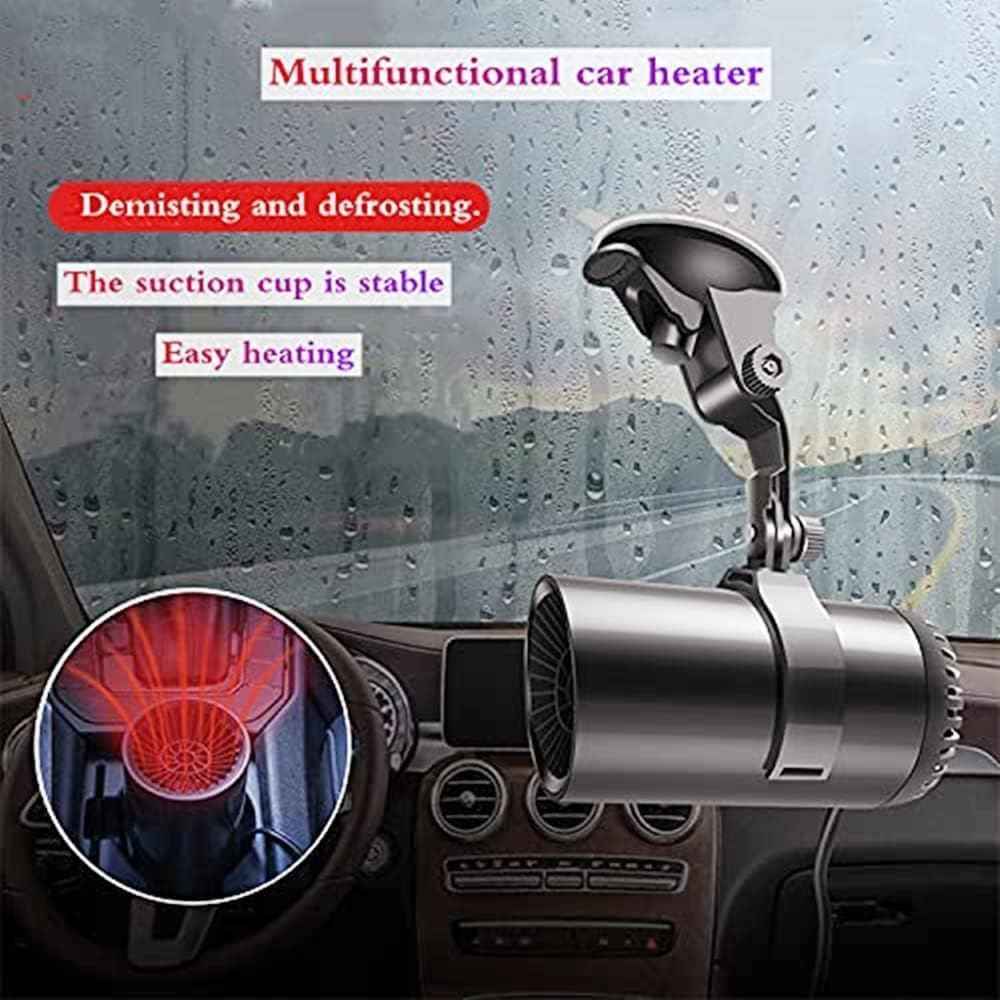 Portable Car Heater | 12V Quick Windshield Defroster with Adjustable Mount 4