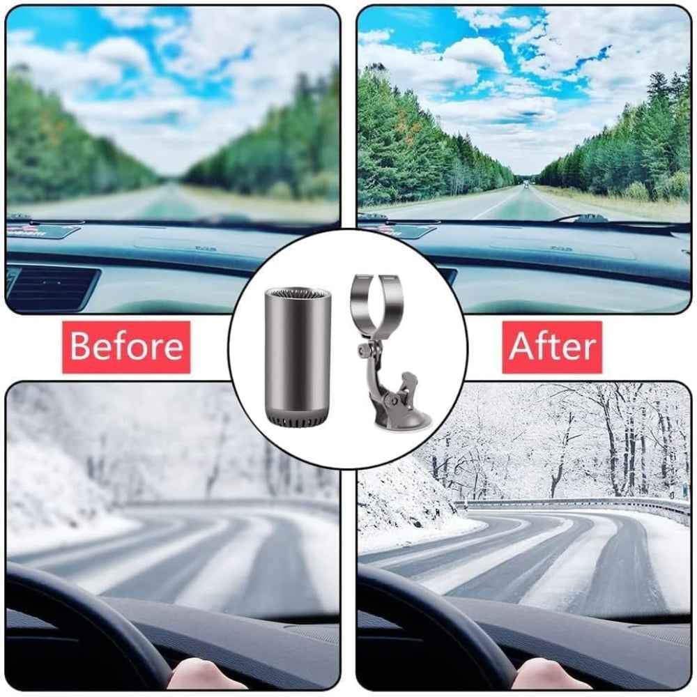Portable Car Heater | 12V Quick Windshield Defroster with Adjustable Mount 5