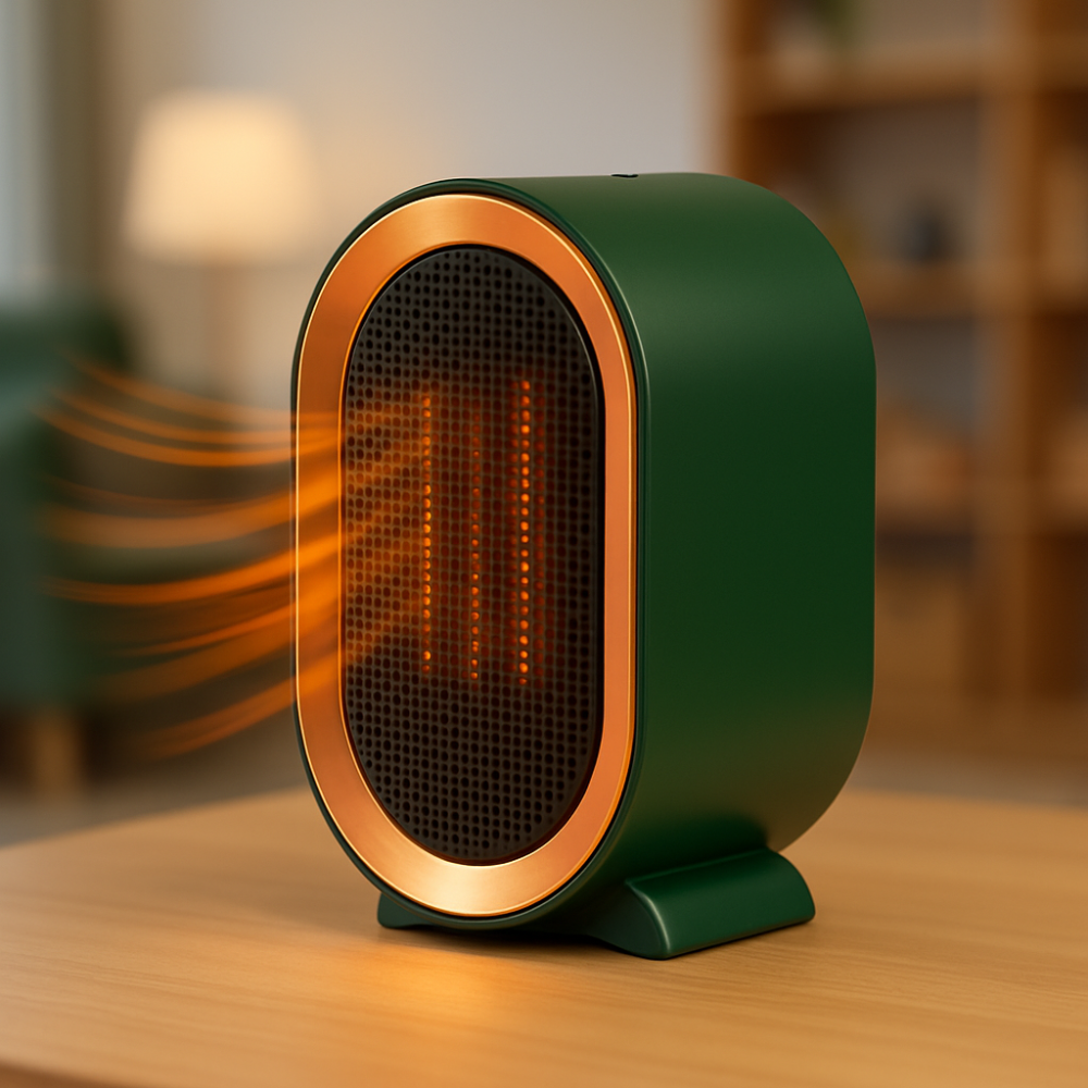 Portable Ceramic Space Heater | Energy Efficient Quiet Heating Solution 2