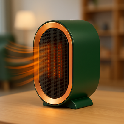 Portable Ceramic Space Heater | Energy Efficient Quiet Heating Solution 2