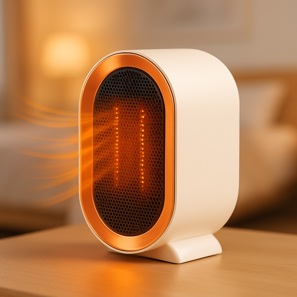 Portable Ceramic Space Heater | Energy Efficient Quiet Heating Solution 3