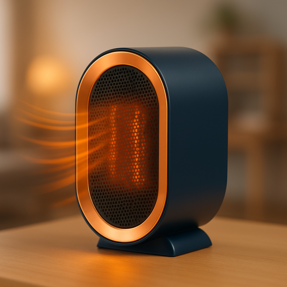 Portable Ceramic Space Heater | Energy Efficient Quiet Heating Solution 4