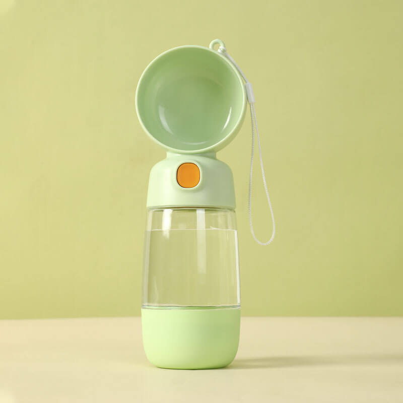 Portable Dog Water Bottle | 2-in-1 Dispenser with Food Container 0