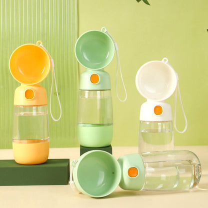 Portable Dog Water Bottle | 2-in-1 Dispenser with Food Container 1