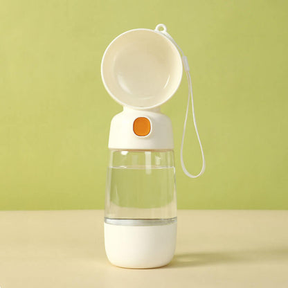 Portable Dog Water Bottle | 2-in-1 Dispenser with Food Container 8