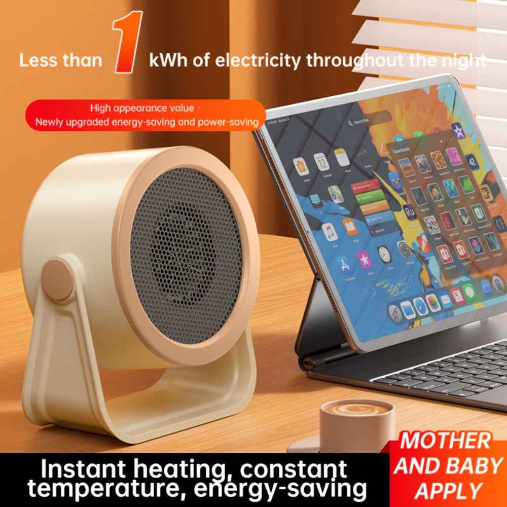 Portable Electric Space Heater | Rapid Ceramic Heating with Dual Fan Speeds 5