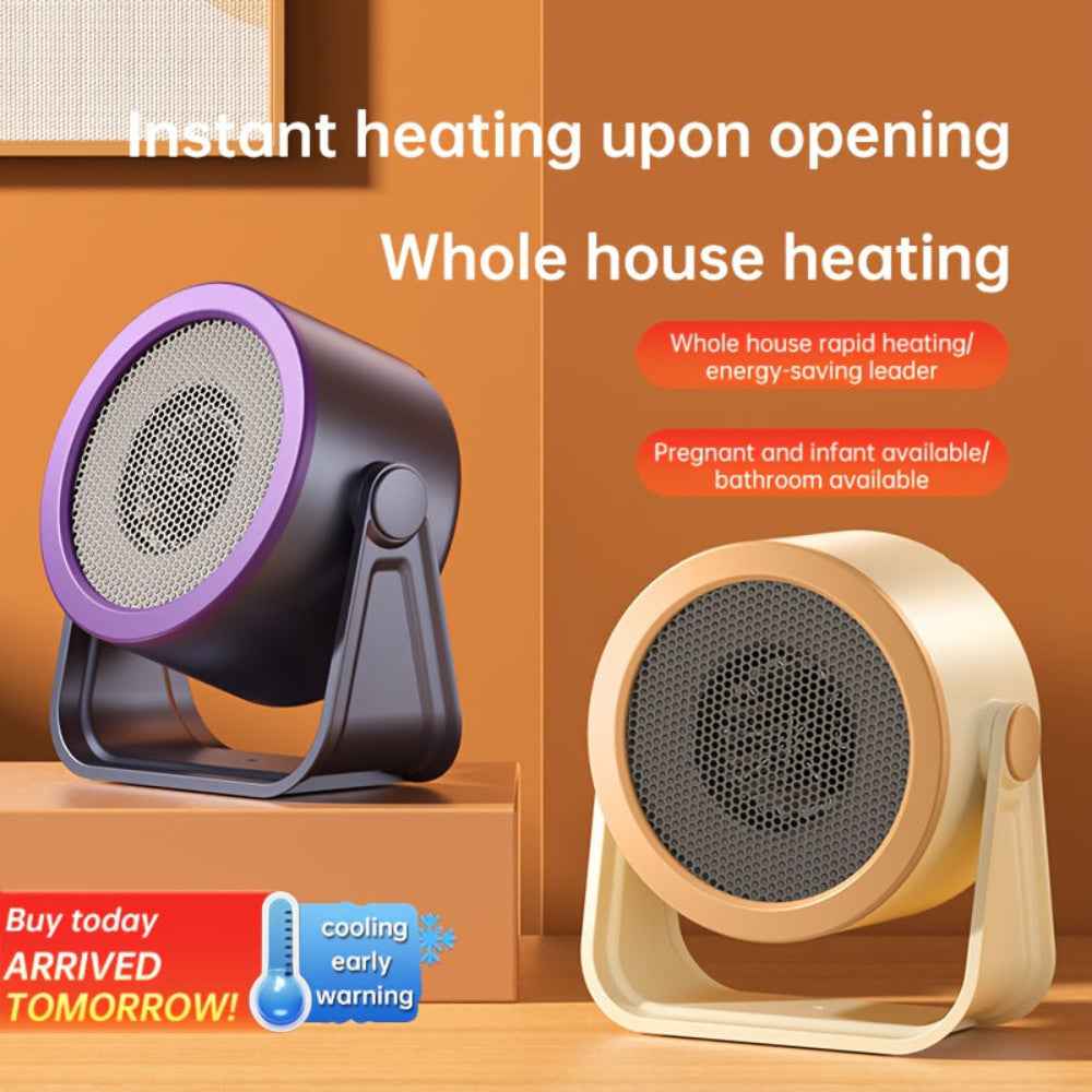 Portable Electric Space Heater | Rapid Ceramic Heating with Dual Fan Speeds 6
