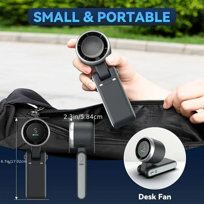 Portable Fan | 3-in-1 Battery Operated Mini with 5-Speed Settings 0