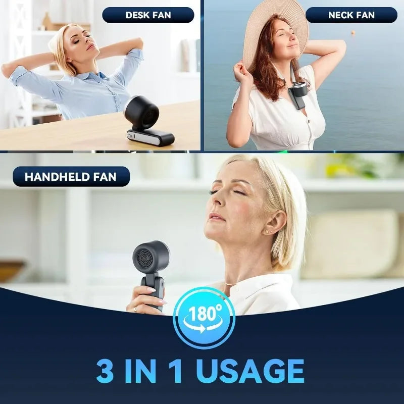 Portable Fan | 3-in-1 Battery Operated Mini with 5-Speed Settings 5