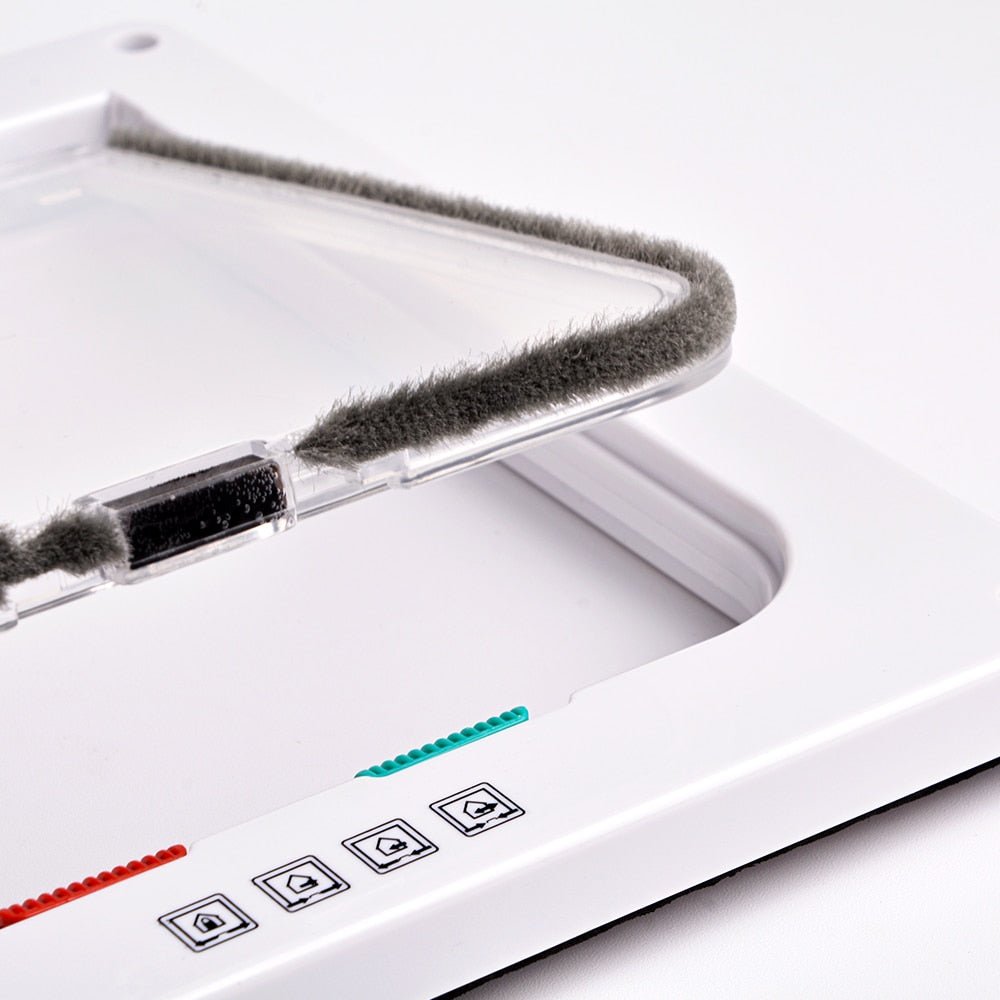 Portable Folding Pet Door | 4-Way Locking Cat Flap for Easy Access 5