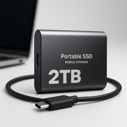 Portable SSD Drive | High-Speed External Storage with Shock-Resistant Design 0
