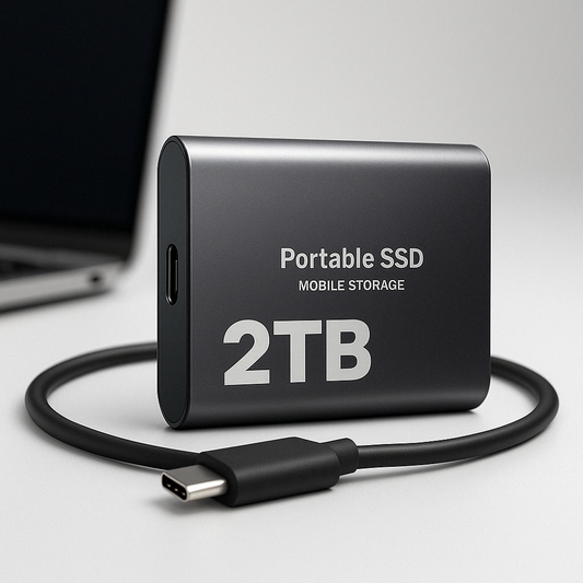 Portable SSD Drive | High-Speed External Storage with Shock-Resistant Design 0