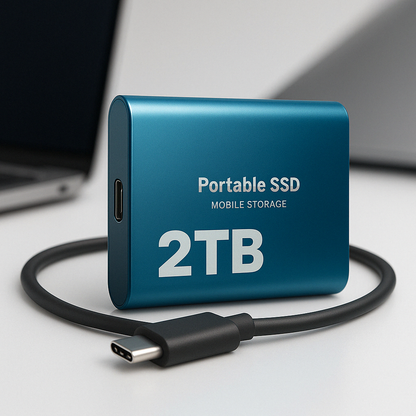 Portable SSD Drive | High-Speed External Storage with Shock-Resistant Design 1