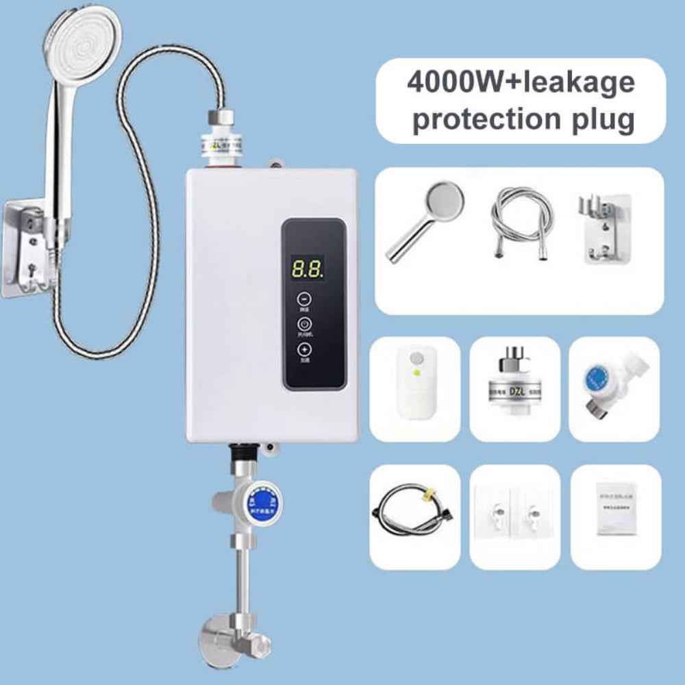 Portable Tankless Water Heater | Instant Hot Water for Home Use 0