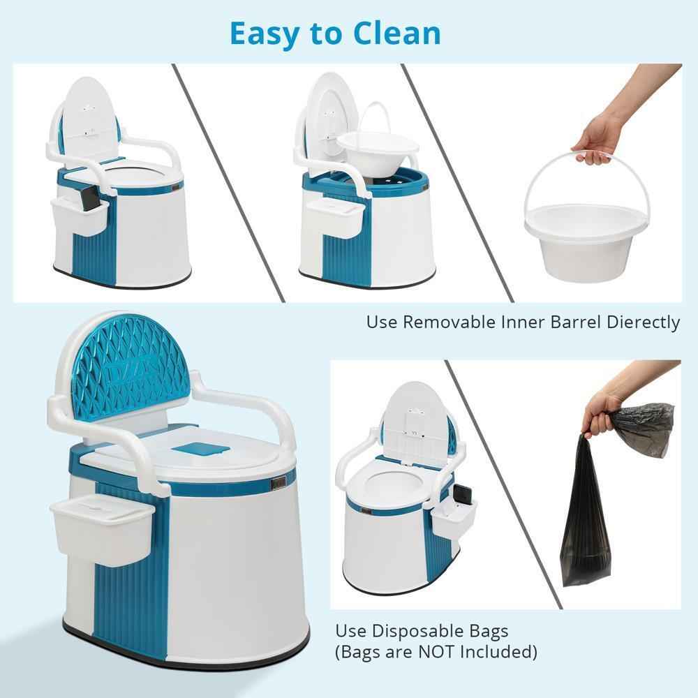 Portable Toilet | Ergonomic Design with Superior Odor Control for Camping and Outdoor Use 5
