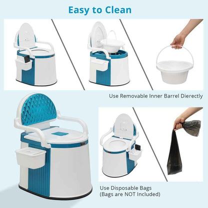 Portable Toilet | Ergonomic Design with Superior Odor Control for Camping and Outdoor Use 5