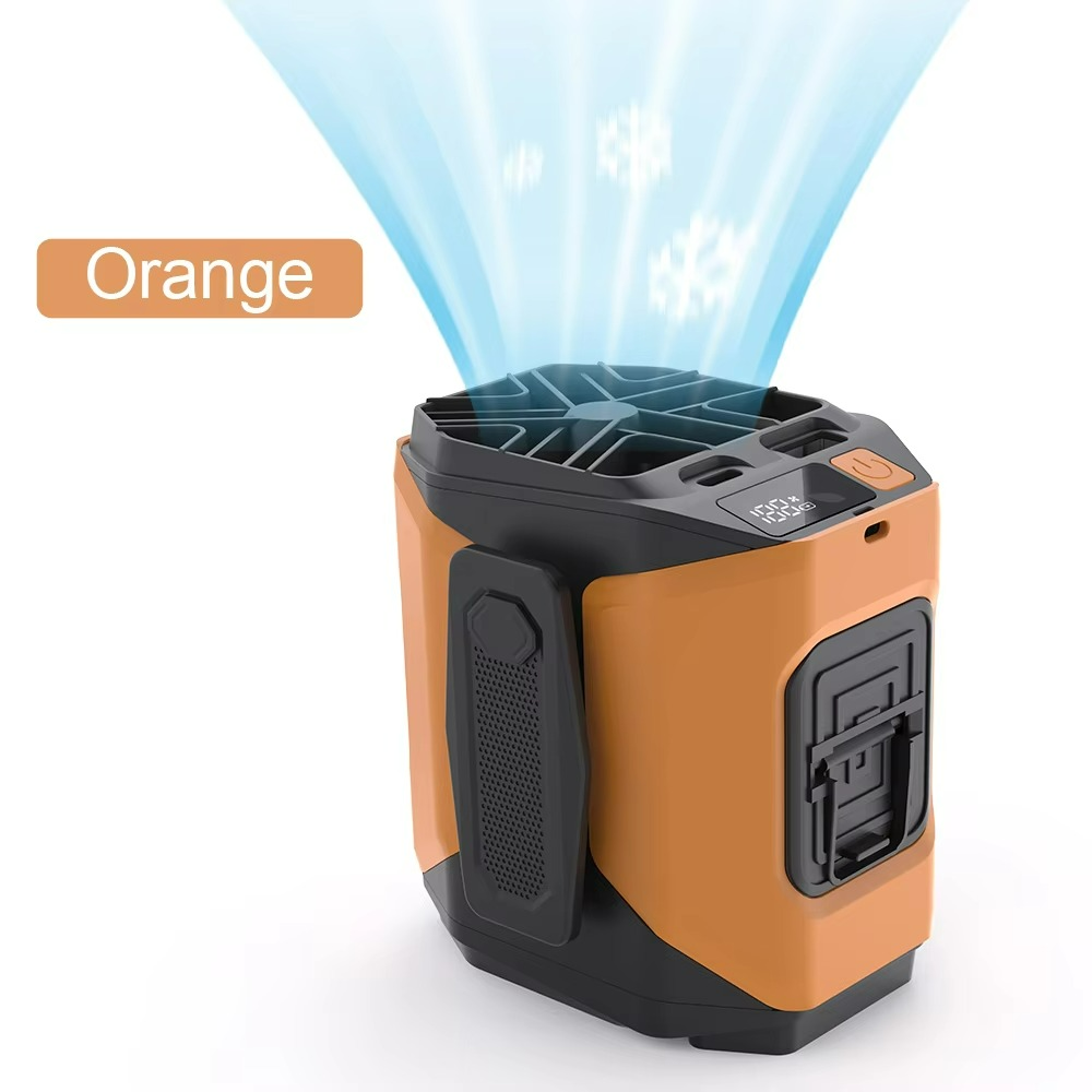 Portable Waist Fan | High-Velocity Cooling with 20000mAh Power Bank and Flashlight 0
