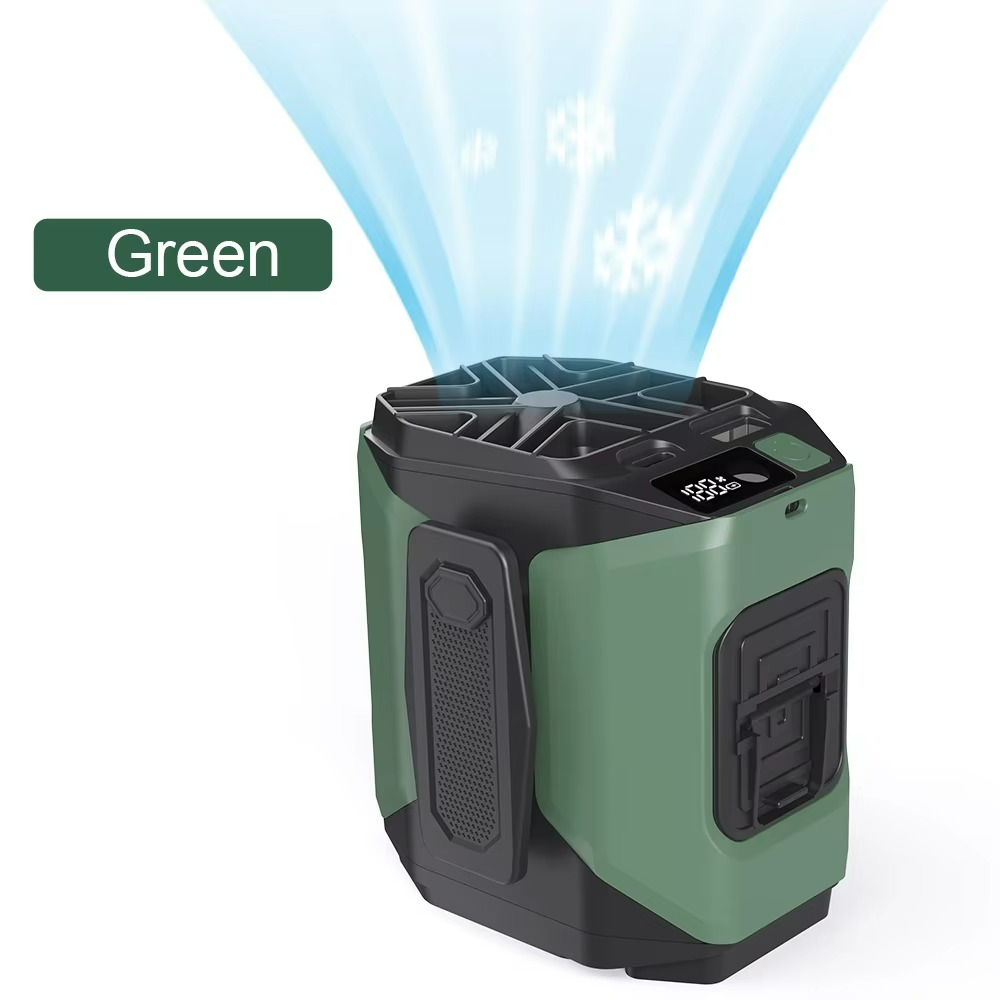 Portable Waist Fan | High-Velocity Cooling with 20000mAh Power Bank and Flashlight 5
