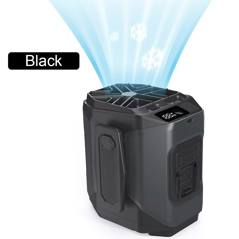 Portable Waist Fan | High-Velocity Cooling with 20000mAh Power Bank and Flashlight 6
