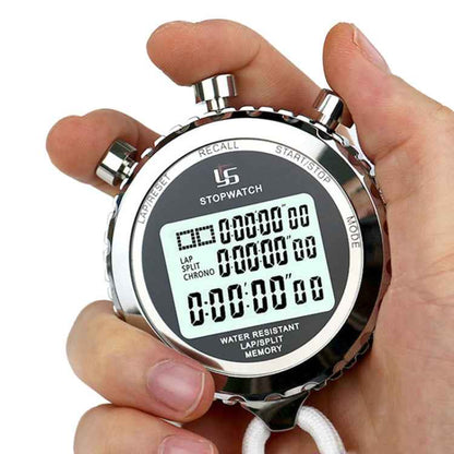 Precision Stopwatch Timer | Ergonomic Design for Athletes 0