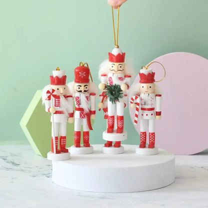 Puppet Nutcracker Set | Handmade Wooden Holiday Decor for Christmas Decorations 2