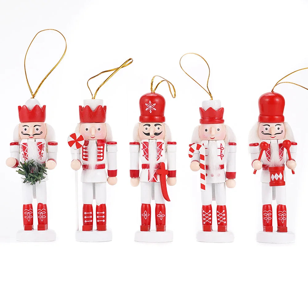 Puppet Nutcracker Set | Handmade Wooden Holiday Decor for Christmas Decorations 3