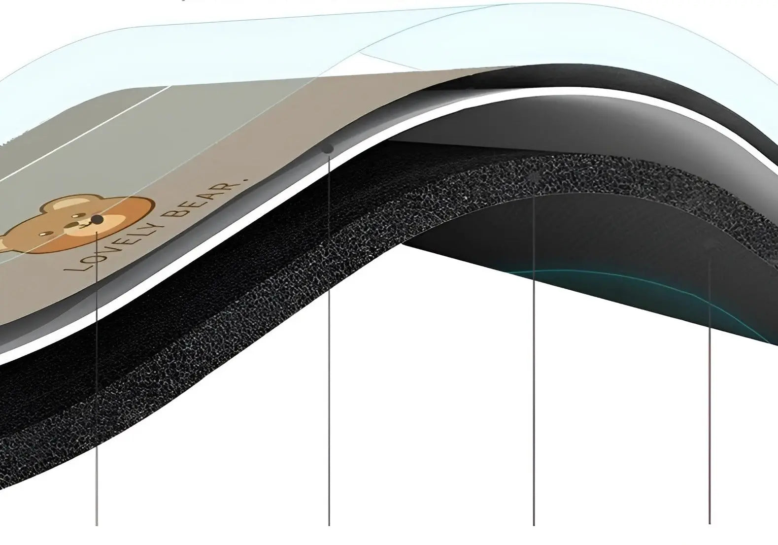 Quick-Drying Non-Slip Anti-Fatigue Kitchen Mat | Super Absorbent PVC Design 2