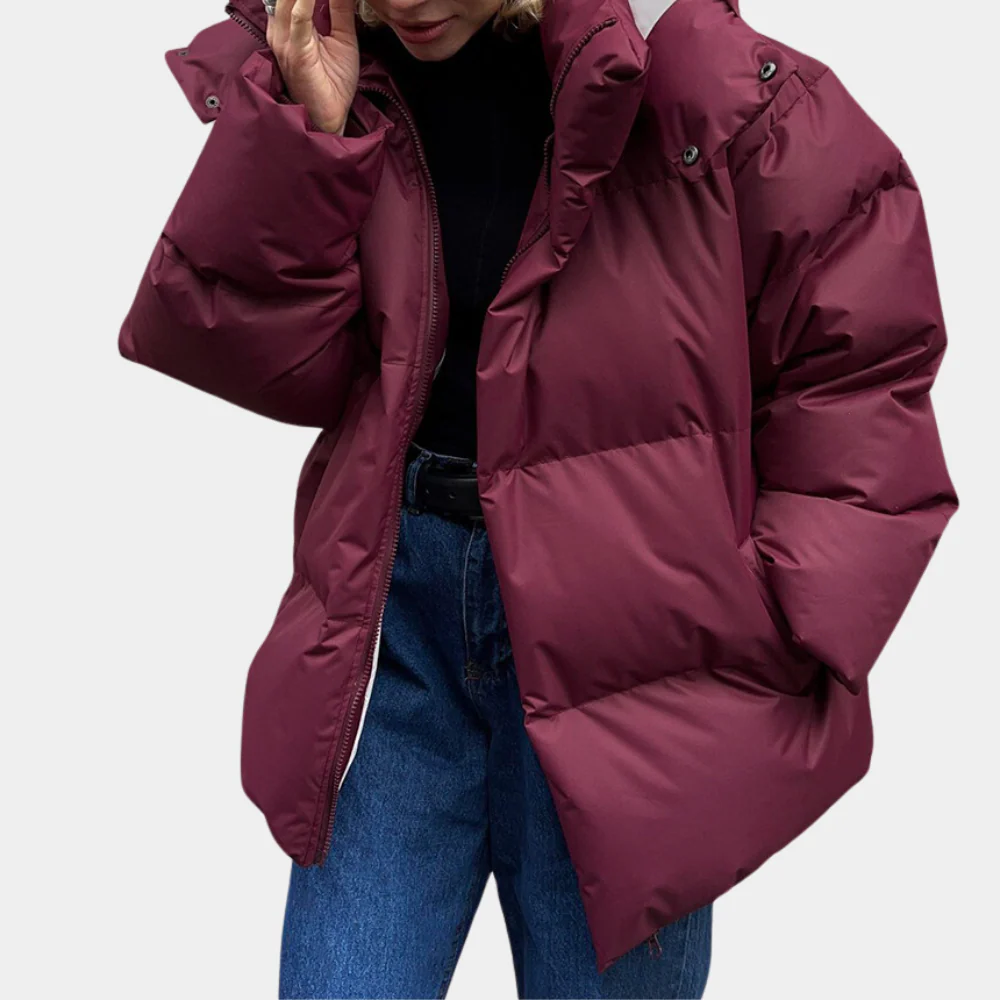 Quilted Winter Jacket | Water-Resistant Oversized Fit for Comfort 0