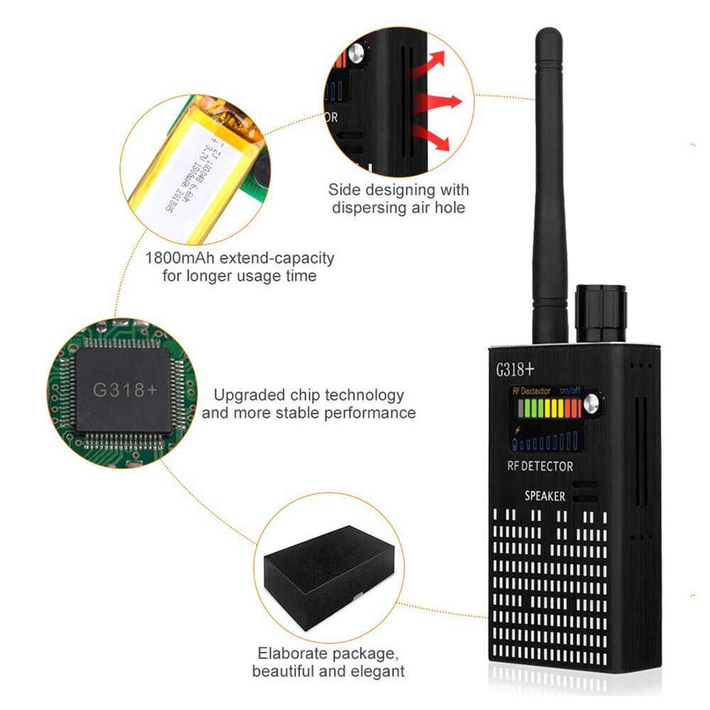 RF Signal Detector | Advanced Radio Frequency Detection for Hidden Cameras and GPS Trackers 5