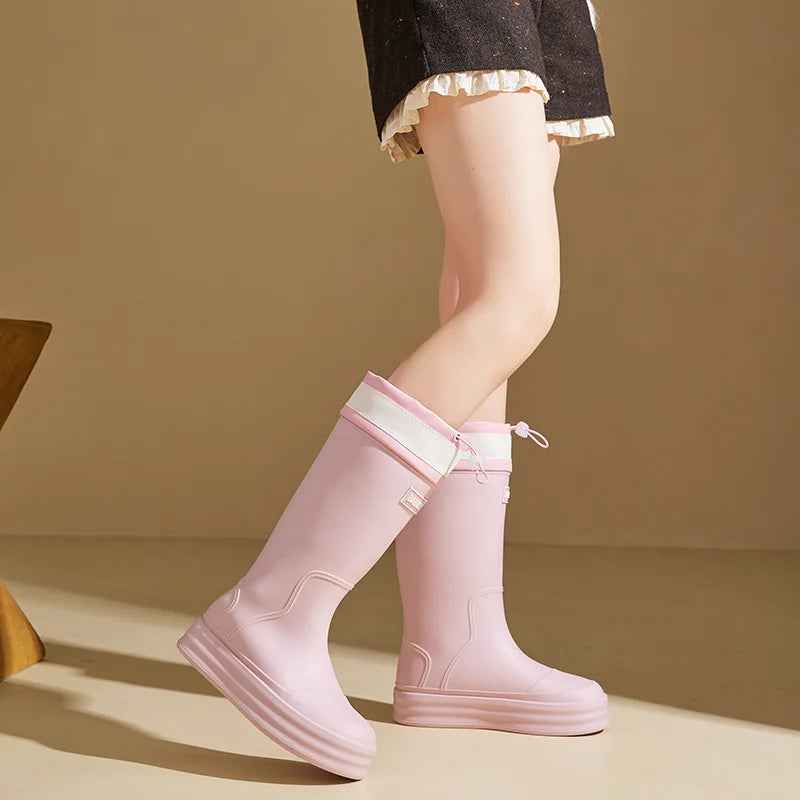 Rain Boots Women | Breathable Waterproof Rubber Anti-Slip Design 5