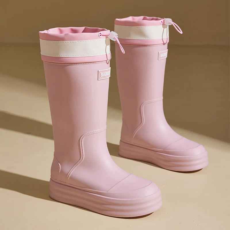 Rain Boots Women | Breathable Waterproof Rubber Anti-Slip Design 8