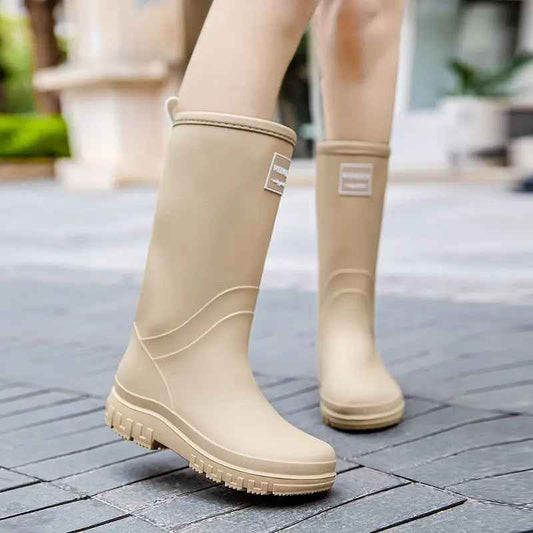 Rain Boots Women | Waterproof Mid-Calf Design with Anti-Slip Sole 0
