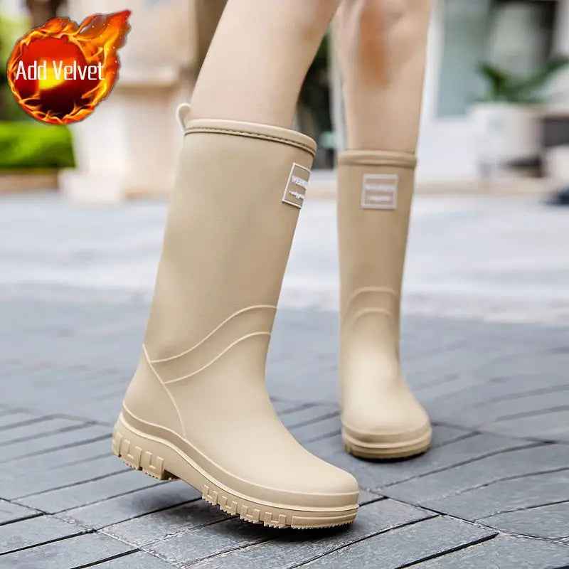 Rain Boots Women | Waterproof Mid-Calf Design with Anti-Slip Sole 3