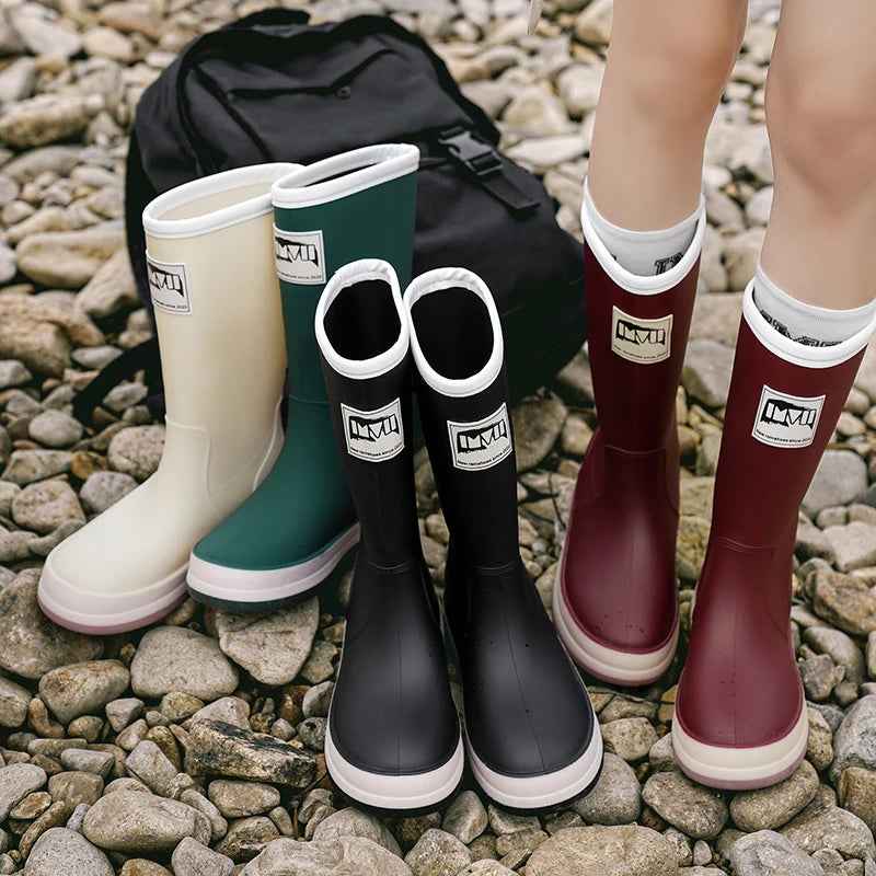Rain Boots Women | Waterproof Outdoor Rubber Boots with Anti-Slip Sole 6