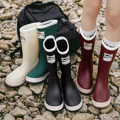 Rain Boots Women | Waterproof Outdoor Rubber Boots with Anti-Slip Sole 6