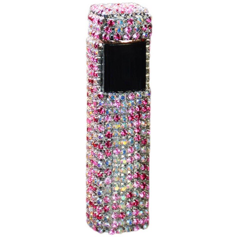 Rechargeable Electric Lighter | Elegant Rhinestone USB Design 1