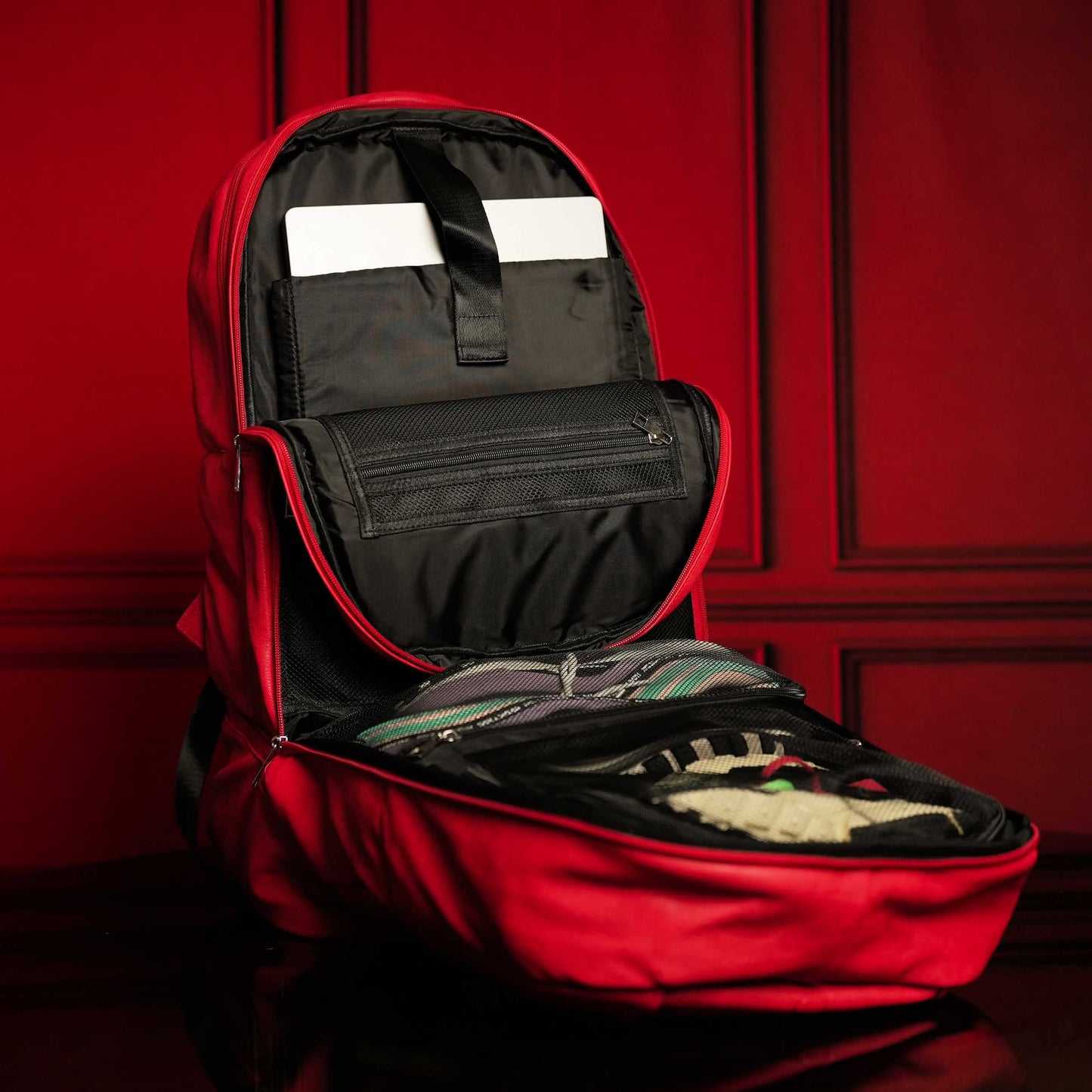 Red Leather Patented Shoe Bag (XL Design) *Holds Size 17