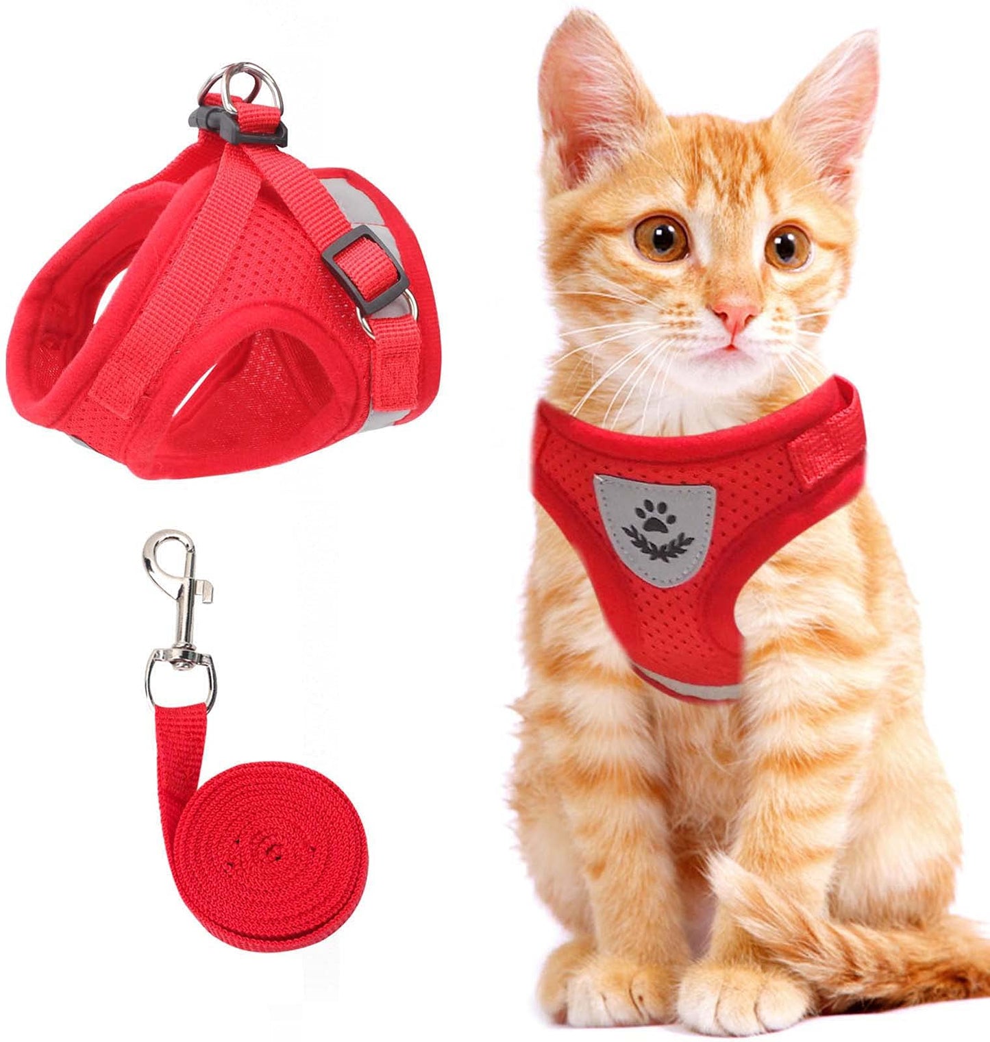 Reflective Cat Harness and Leash | Adjustable, Safe for Night Walks 5