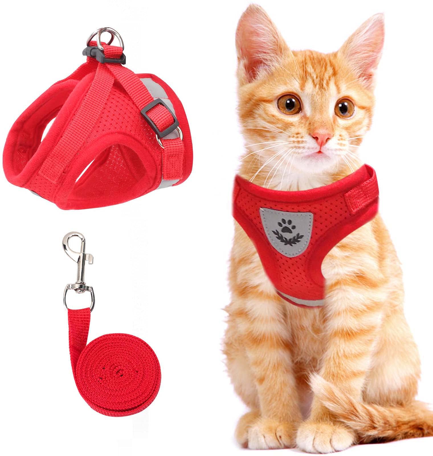 Reflective Cat Harness and Leash | Adjustable, Safe for Night Walks 5