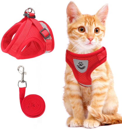 Reflective Cat Harness and Leash | Adjustable, Safe for Night Walks 5