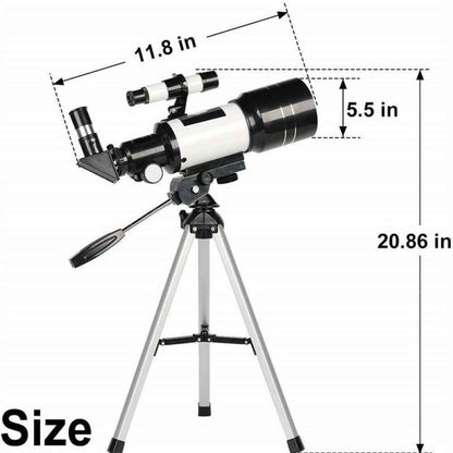 Refracting Telescope | 70mm Aperture with Tripod and Phone Mount 4