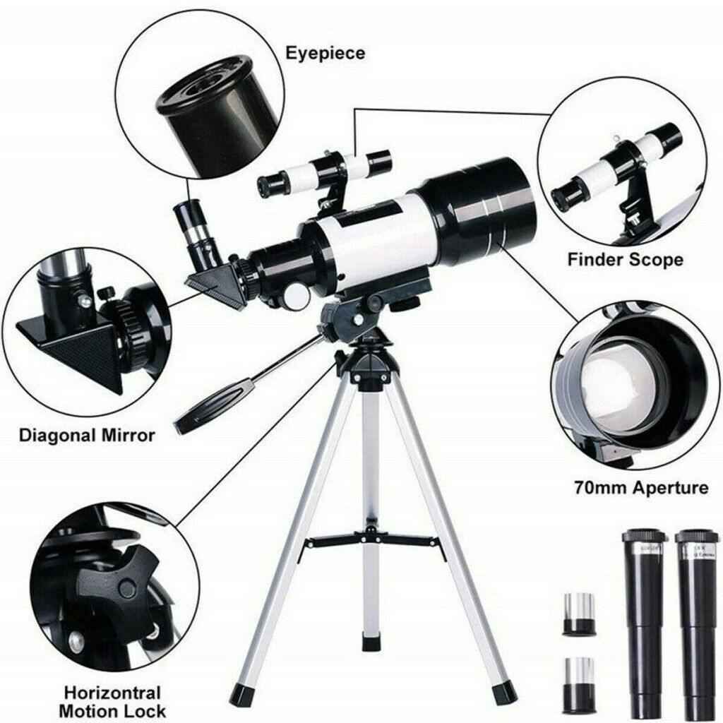 Refracting Telescope | 70mm Aperture with Tripod and Phone Mount 7