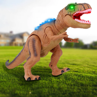 Remote Control Dinosaur Toy | Walking, Roaring, LED Light Effects 1