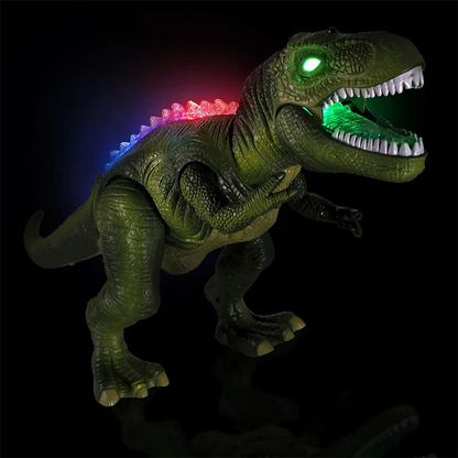 Remote Control Dinosaur Toy | Walking, Roaring, LED Light Effects 4