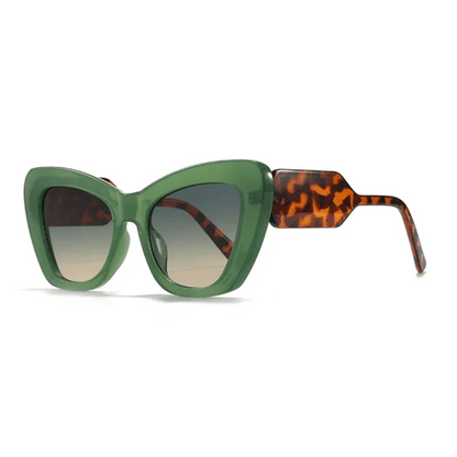 Retro Cat-Eye Sunglasses | Full-Rimmed UV Protection with Bold Patterns 1