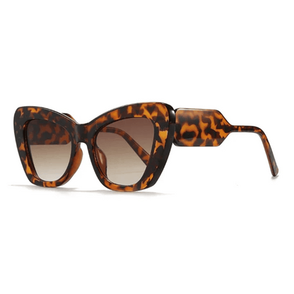 Retro Cat-Eye Sunglasses | Full-Rimmed UV Protection with Bold Patterns 3