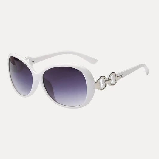 Retro Oversized Sunglasses | UV400 Protection with Elegant Metallic Accents 0
