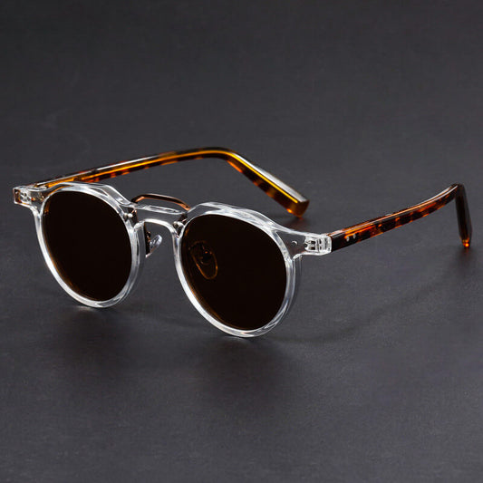 Retro Round Sunglasses | UV 400 Protection with Lightweight Frames 0