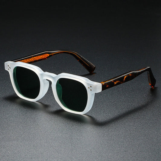 Retro Sunglasses | Polarized UV 400 Protection with Durable Acetate Frames 0